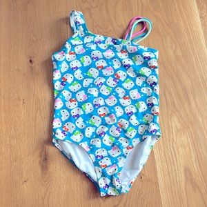 Hello Kitty Blue Girls Swimsuit